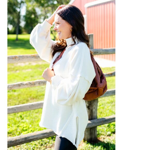 LAST ONE! new Free People We The Free Women’s Wonderful Cotton Pullover Top - Picture 6 of 16